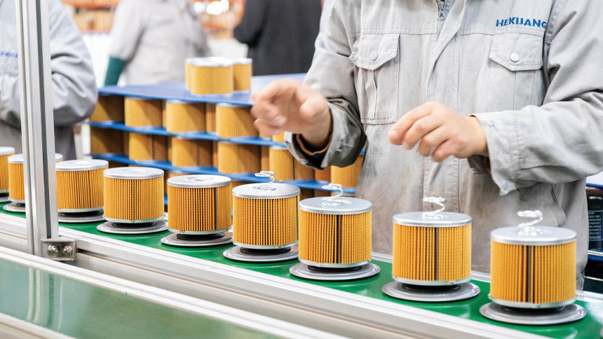 Wuxi hekuang Intelligent Technology Co., Ltd. fabriek productielijn
